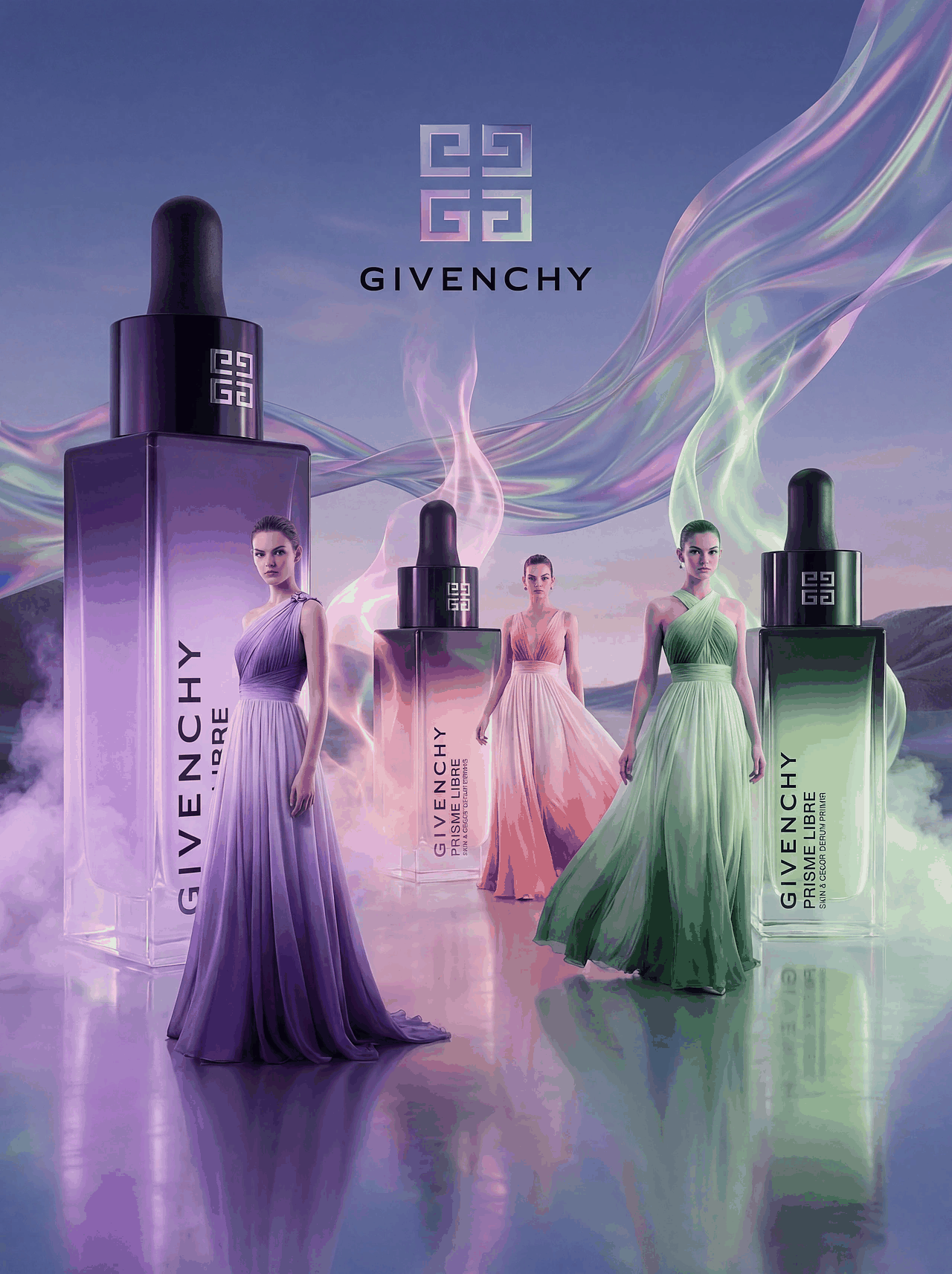 GIVENCHY 紫雾里走出的流光女神