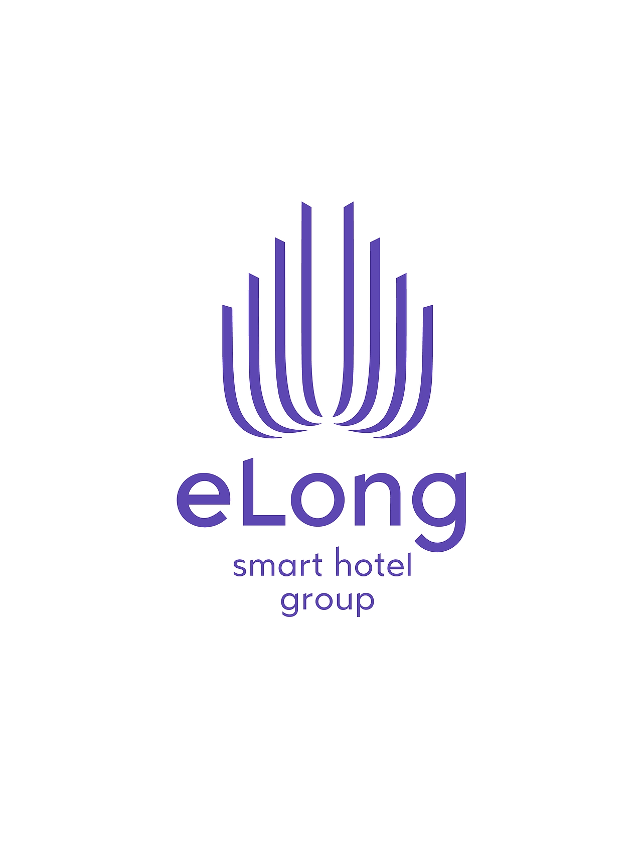 elong hotel _ VI设计 紫的秩序与光