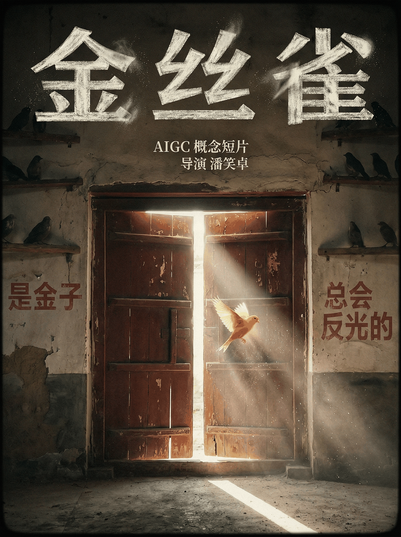 《金丝雀》中式梦核AIGC短片