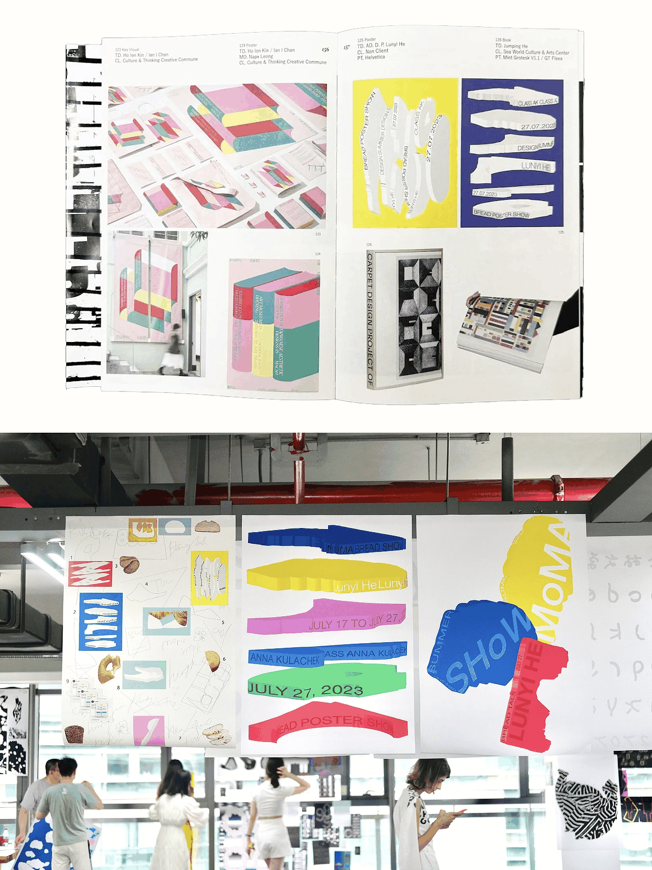 东京TDC入选作品2_面包 展