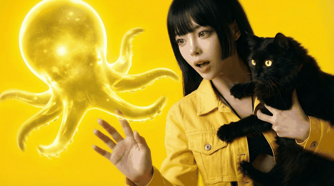 人类驯服🐙的珍贵影像